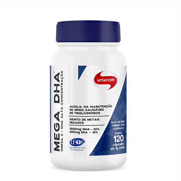 Mega DHA (1500mg DHA 300mg EPA) – Vitafor (60 cápsulas)