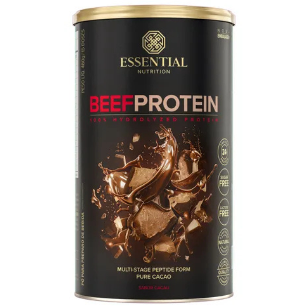 BEEF PROTEIN CHOCOLATE (480G) ESSENTIAL - Imagem 2