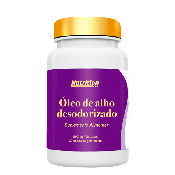 Óleo de Alho Desodorizado – Nutrition All (60 cápsulas)
