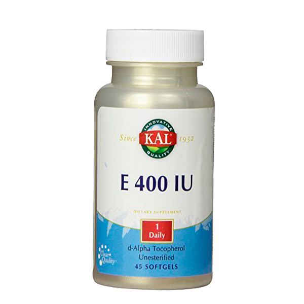 Vitamina E 400 IU – Kal (45 Softgels)
