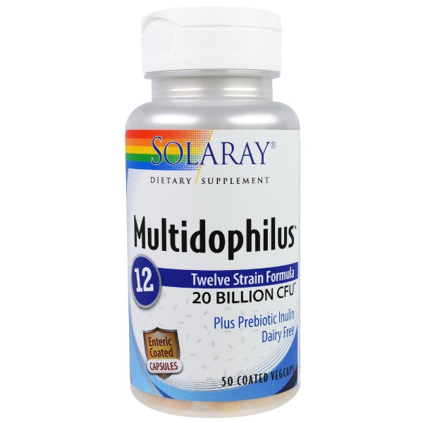 Multidophilus 12 20Billion CFU – Solaray (50 cápsulas)