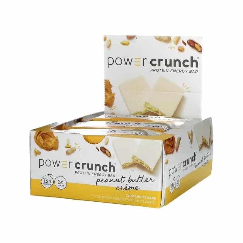 Power Crunch Bar 40g | Sabor Peanut Butter | Caixa com 12 uni | BNRG