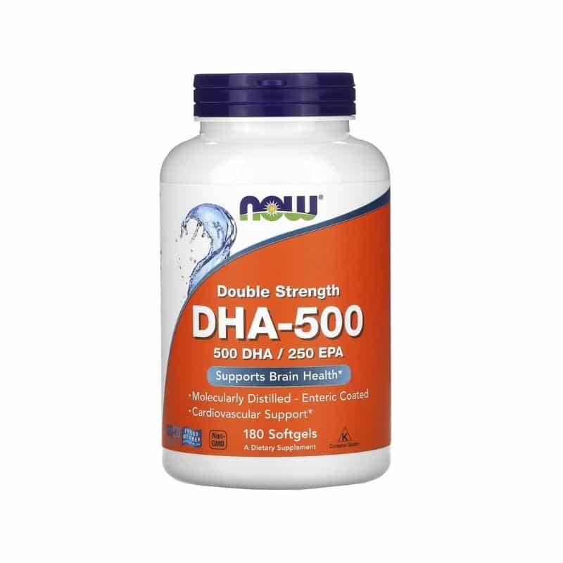 DHA 500mg 90 Softgels | Now Foods