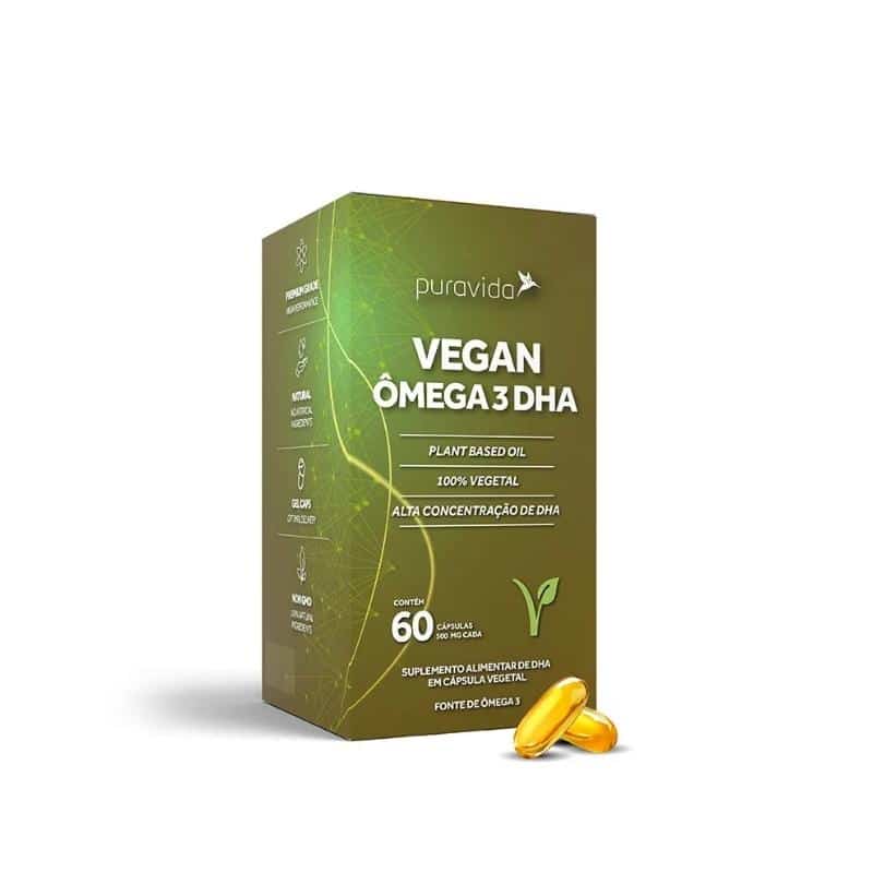 Vegan Omega 3 DHA | 60 Cápsulas | Pura Vida