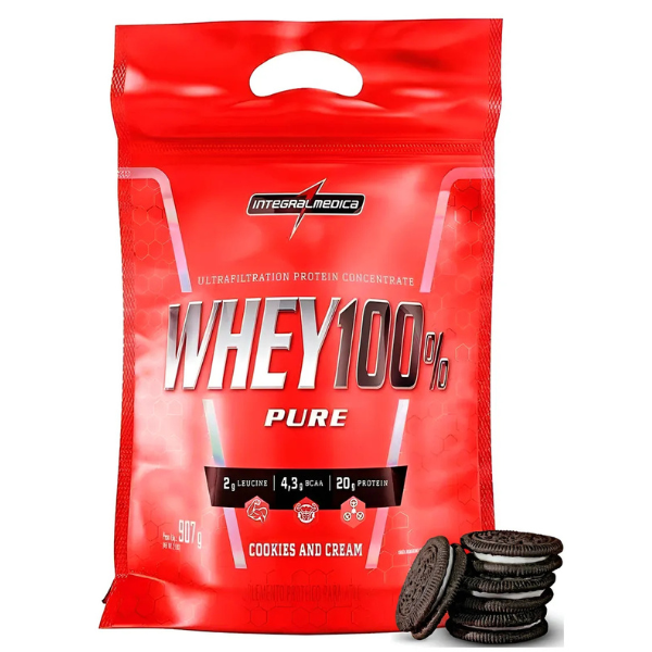 WHEY 100% COOKIES (907G) INTEGRAL MEDICA