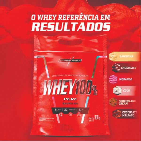 WHEY 100% COOKIES (907G) INTEGRAL MEDICA - Imagem 2