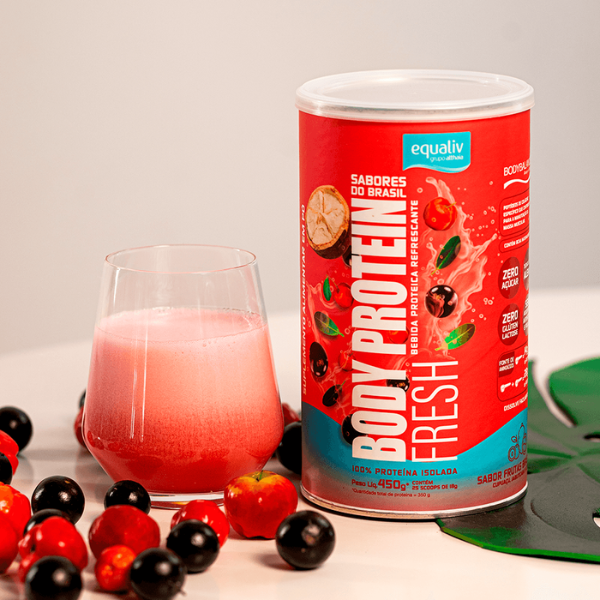 BODY PROTEIN FRESH FRUTAS BRASILEIRAS (450G) EQUALIV - Imagem 2